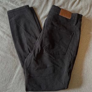 Size 28 black Madewell jeans
